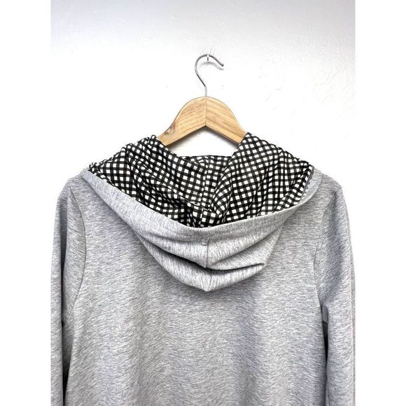 Disney Parks Minnie Mouse Hoodie Jacket L Zipper Pockets Womens Grey - Picture 5 of 7